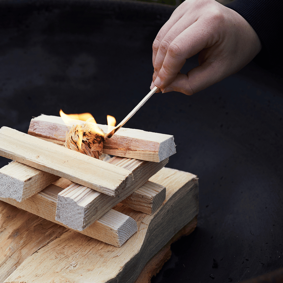 Kiln dried kindling grown and made in Britain by Certainly Wood