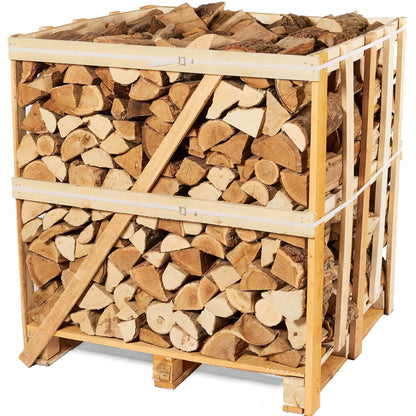 large firewood crate for indoor woodburning