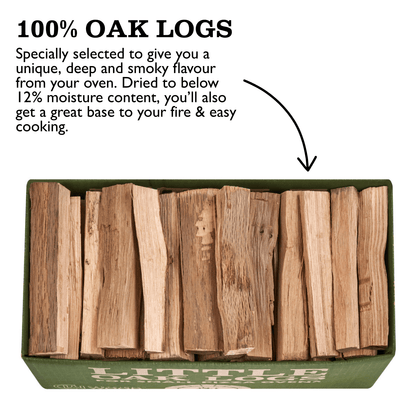 oak pizza logs for small pizza ovens