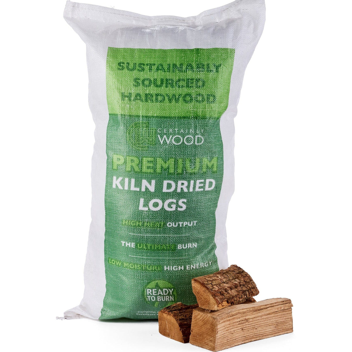 single 18kg boot bag of ash firewood