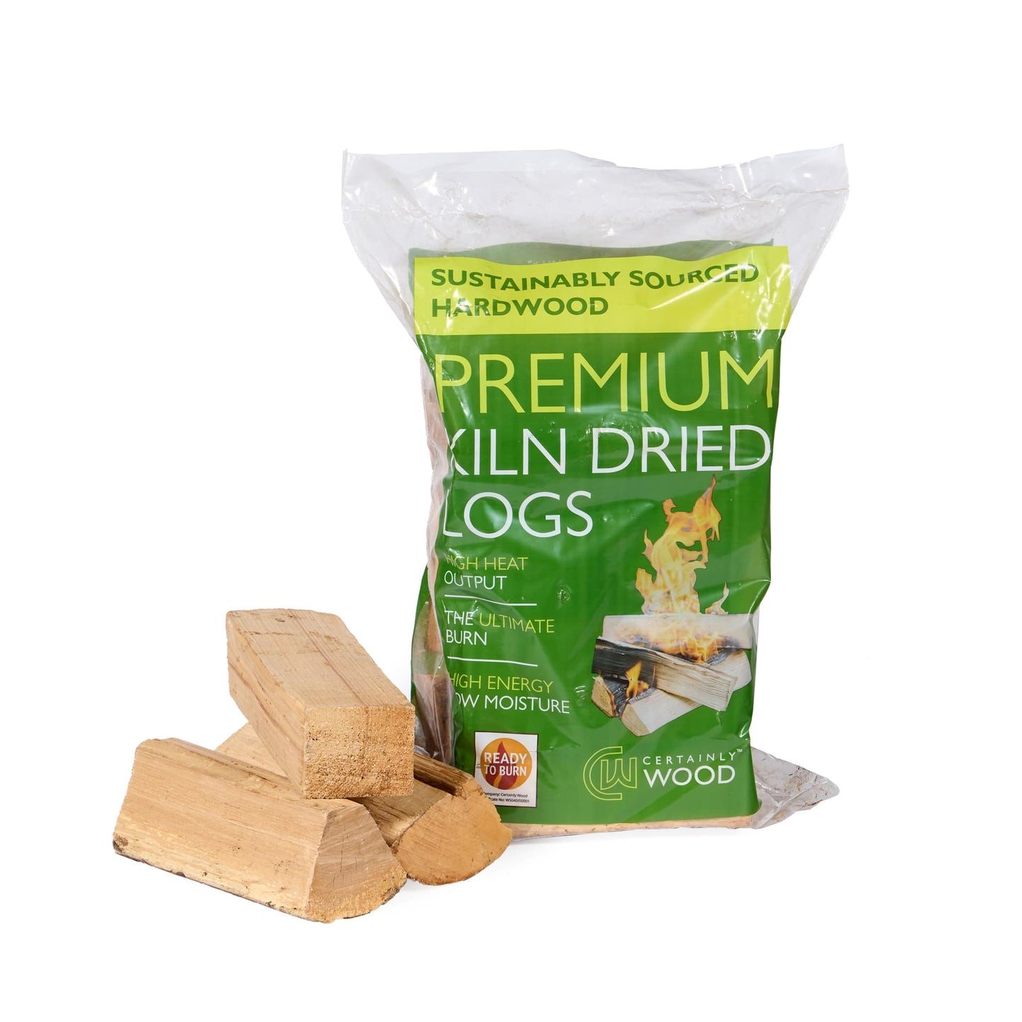 single bag of ash logs