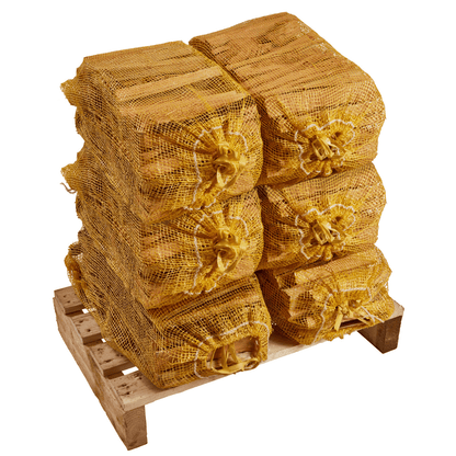 six kiln dried kindling nets