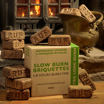 slow burn briquettes for woodburners