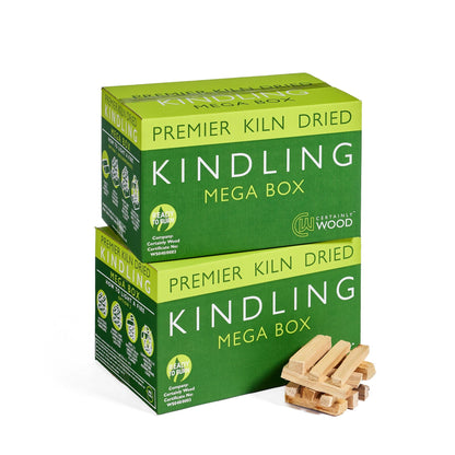 two boxes of mega kindling