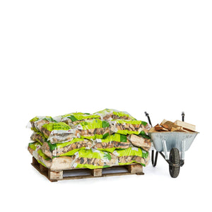 Flaming Firewood kiln dried logs 30 Bag Pallet For Firepits and Pizza Ovens